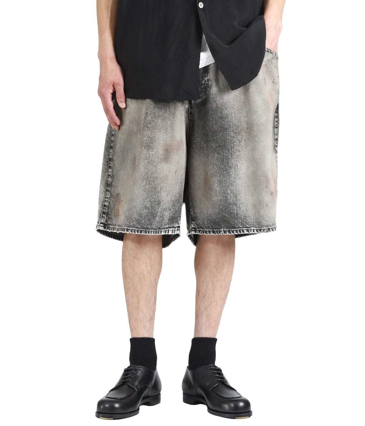 別注 AGING DENIM SHORTS | ANCELLM(アンセルム) / パンツ デニム