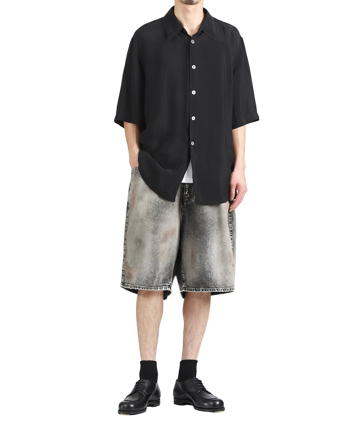 別注 AGING DENIM SHORTS | ANCELLM(アンセルム) / パンツ デニム