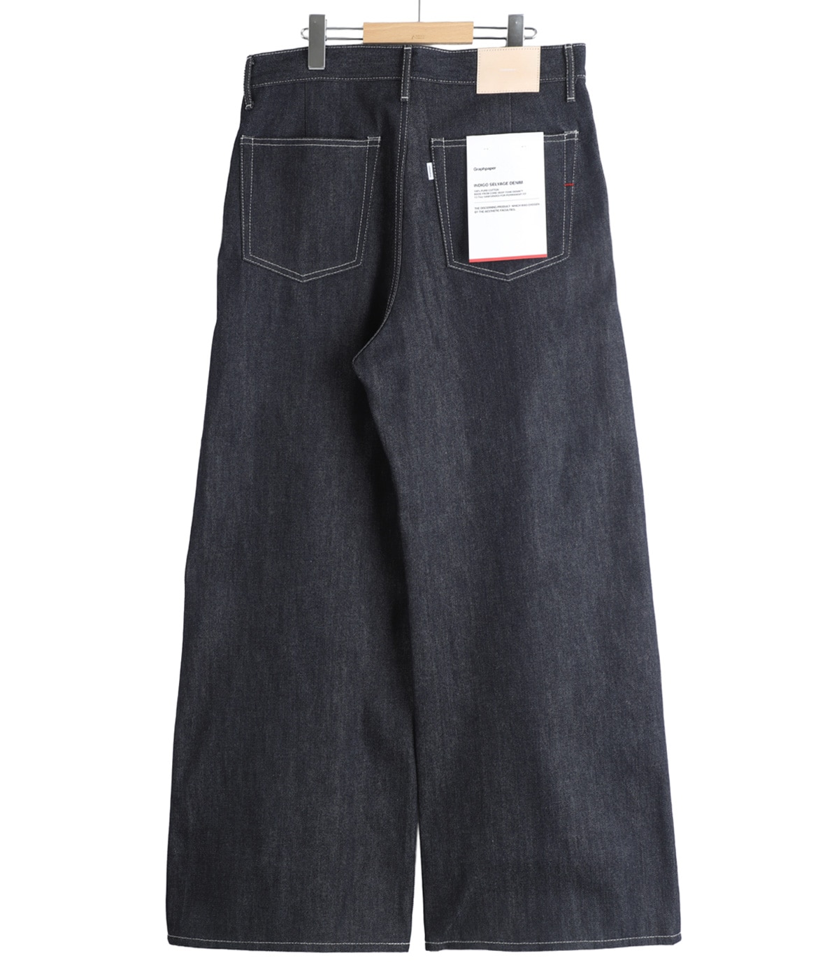 予約】別注 Selvage Denim One Tuck Wide Pants | Graphpaper(グラフ
