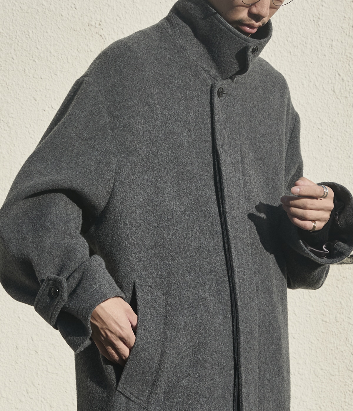別注 NAPPING MELTON - BALMACAAN COAT | URU(ウル) / アウター コート