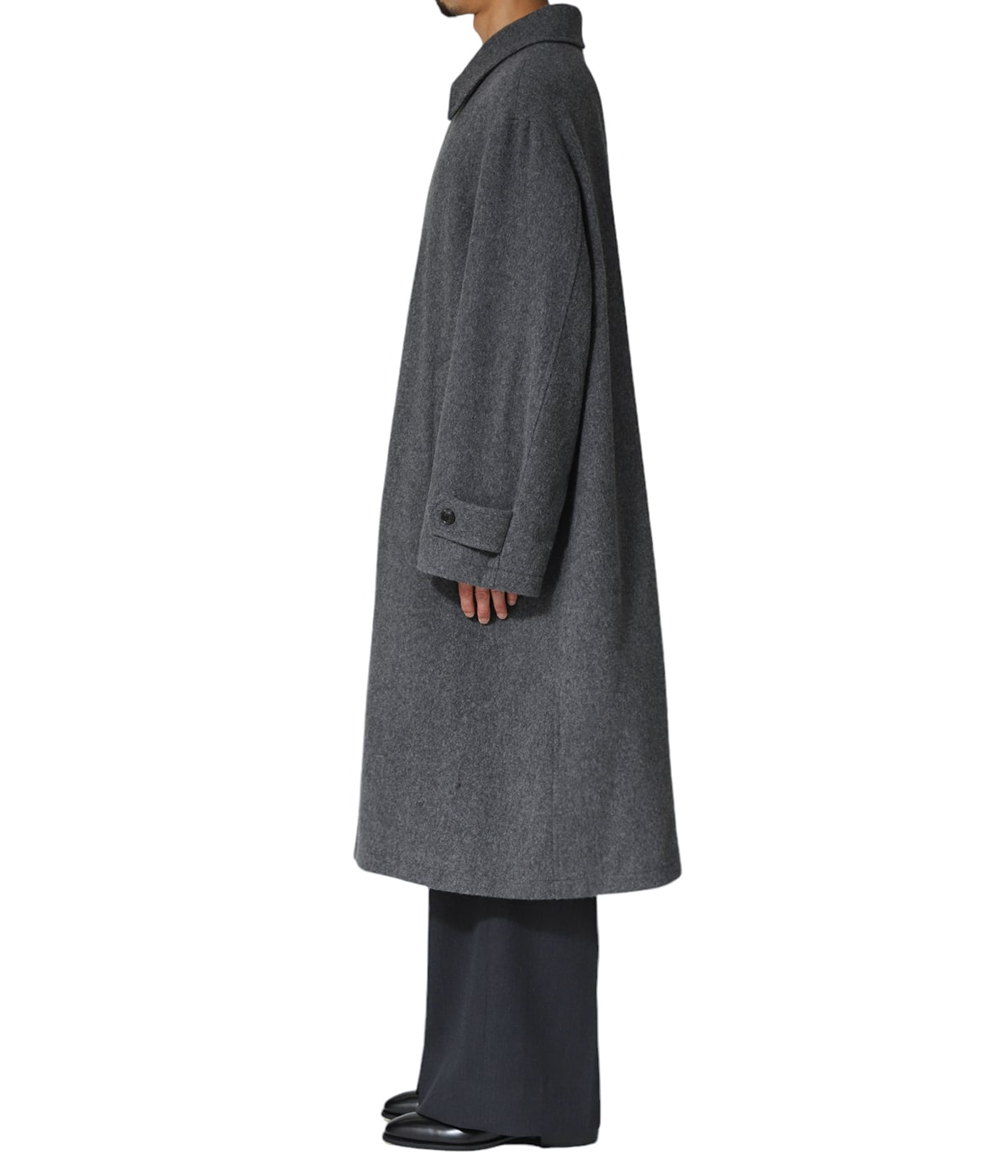 美品❗️ URUコート BALMACAAN COAT ウル 別注 NAPPING MELTON - BALMACAAN COAT | URU(ウル) / アウター