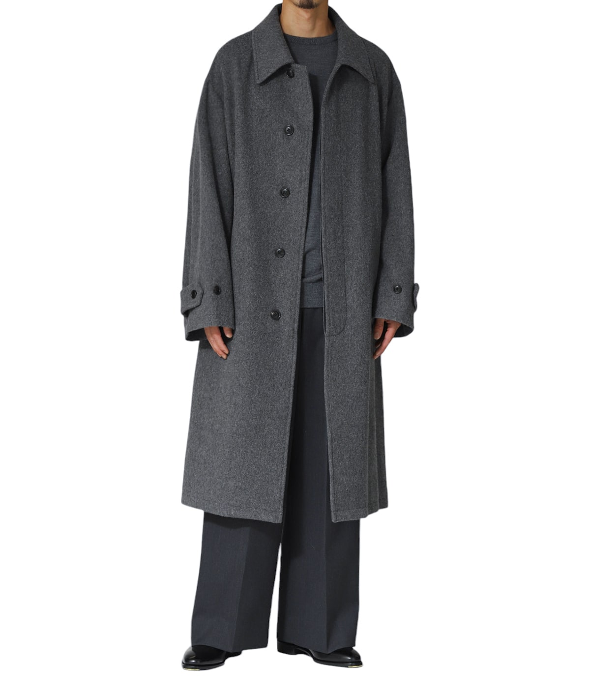 美品❗️ URUコート BALMACAAN COAT ウル URU（ウル）】ブランドの名作バルマカーンコートをカラー別注