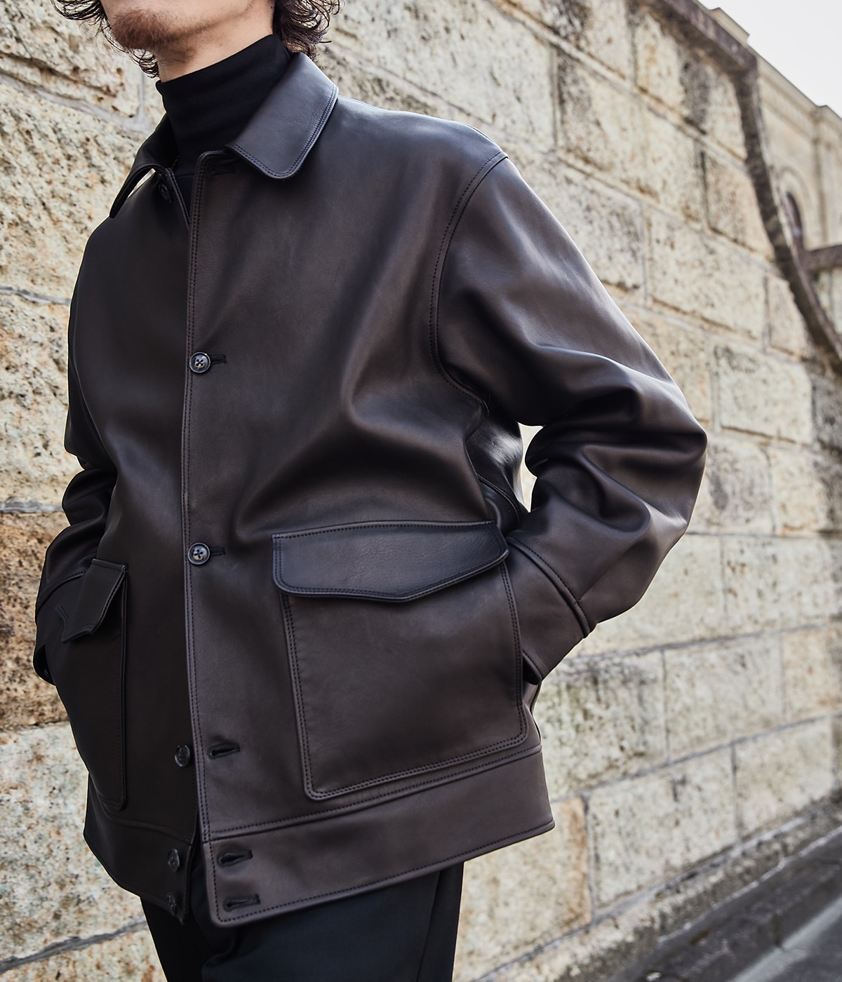 別注 Lamb Cossack Jacket ARK | blurhms(ブラームス