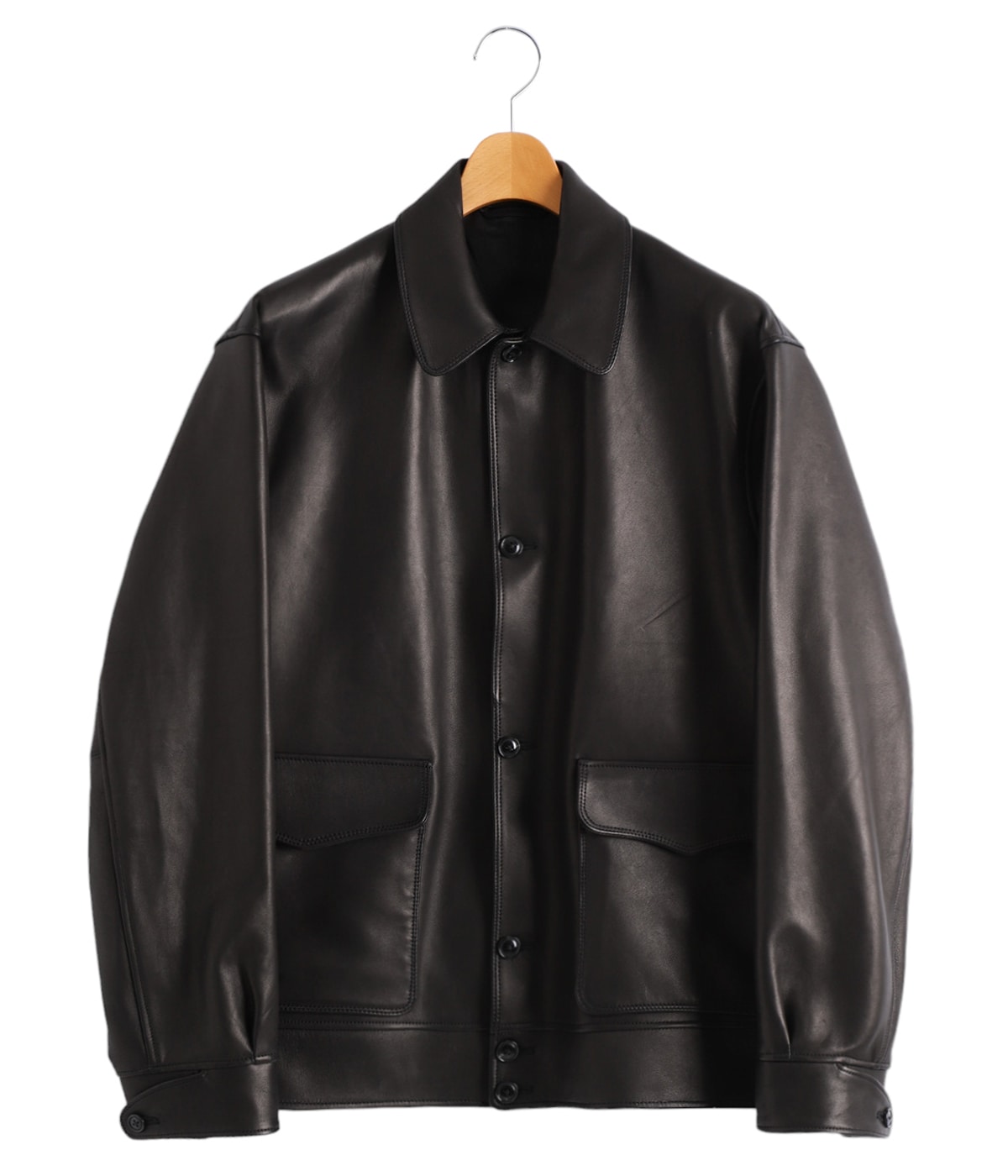美品 Blurhms Lamb Cossack Jacket Lamb Cossack Jacket,Black – Navyblue
