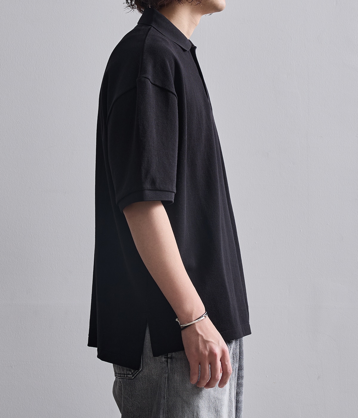 別注 Cotton Pique Jersey Polo | Graphpaper(グラフペーパー