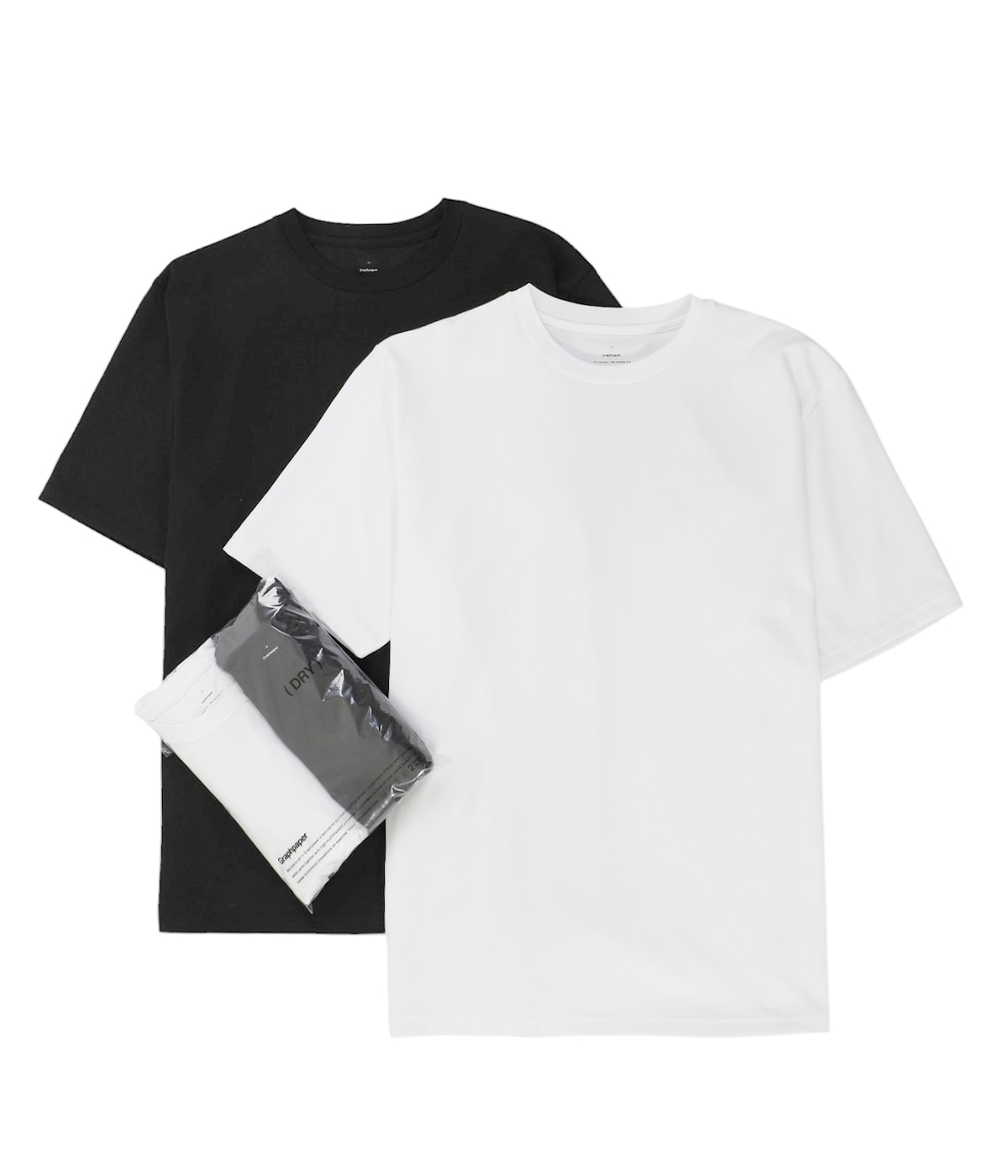 トップス graphpaper dry 2-pack crew neck tee Graphpaper DRY 2-Pack Crew Neck Tee 