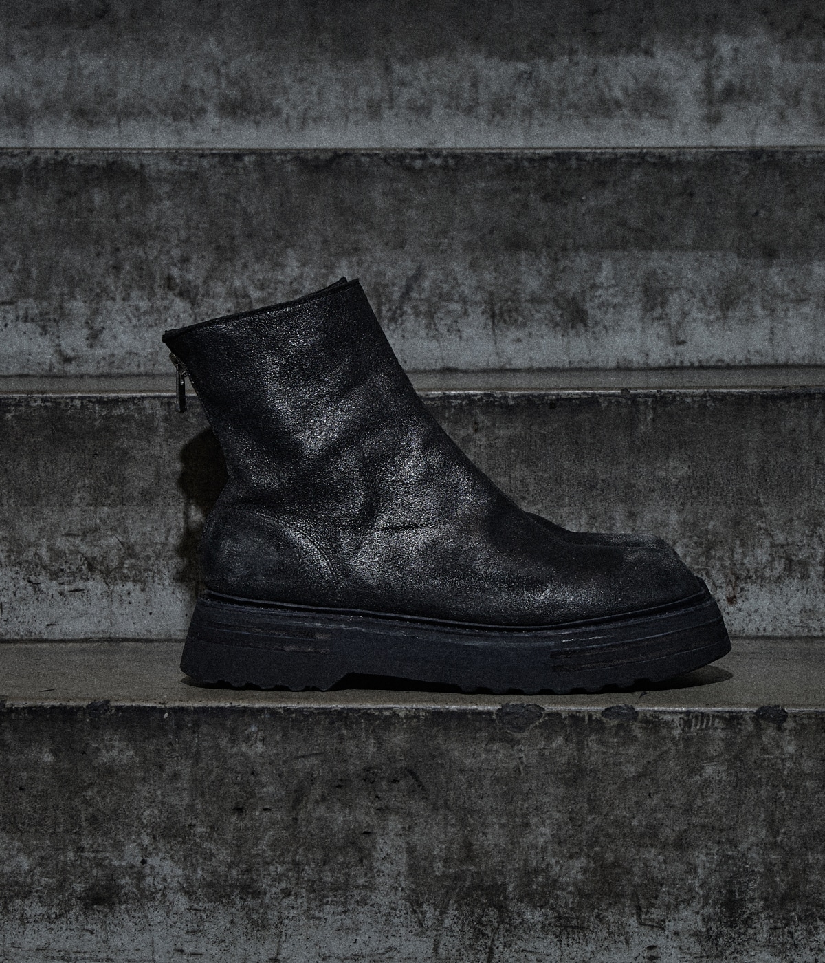 予約】別注 BACK ZIP BOOTS | GUIDI(グイディ) / シューズ レザー