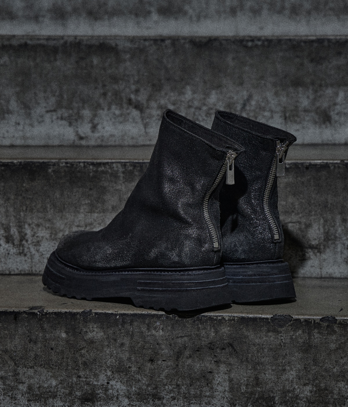 グイディレザーブーツ 予約】別注 BACK ZIP BOOTS | GUIDI(グイディ) / シューズ レザー