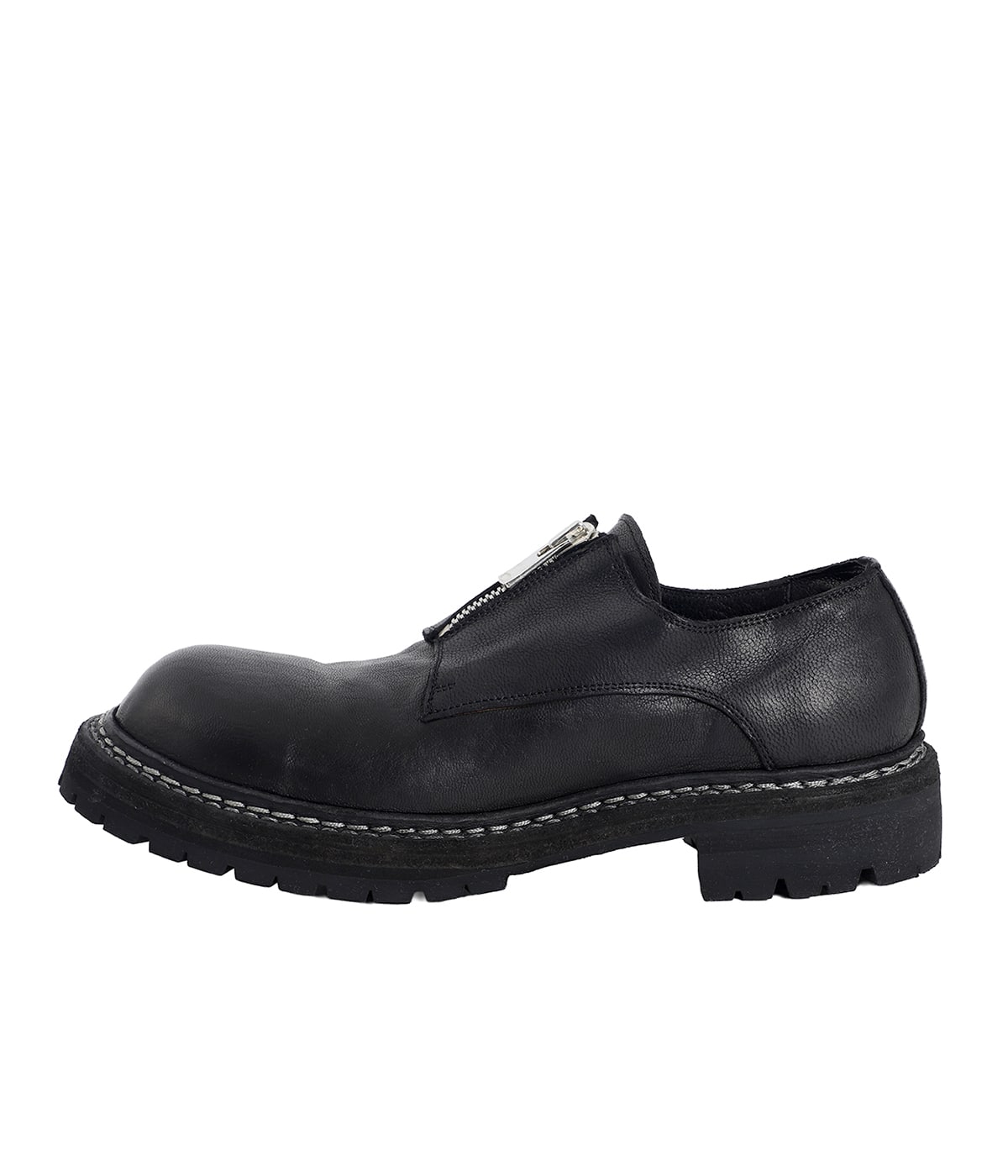 予約】別注 FRONT ZIP DERBY | GUIDI(グイディ) / シューズ レザー