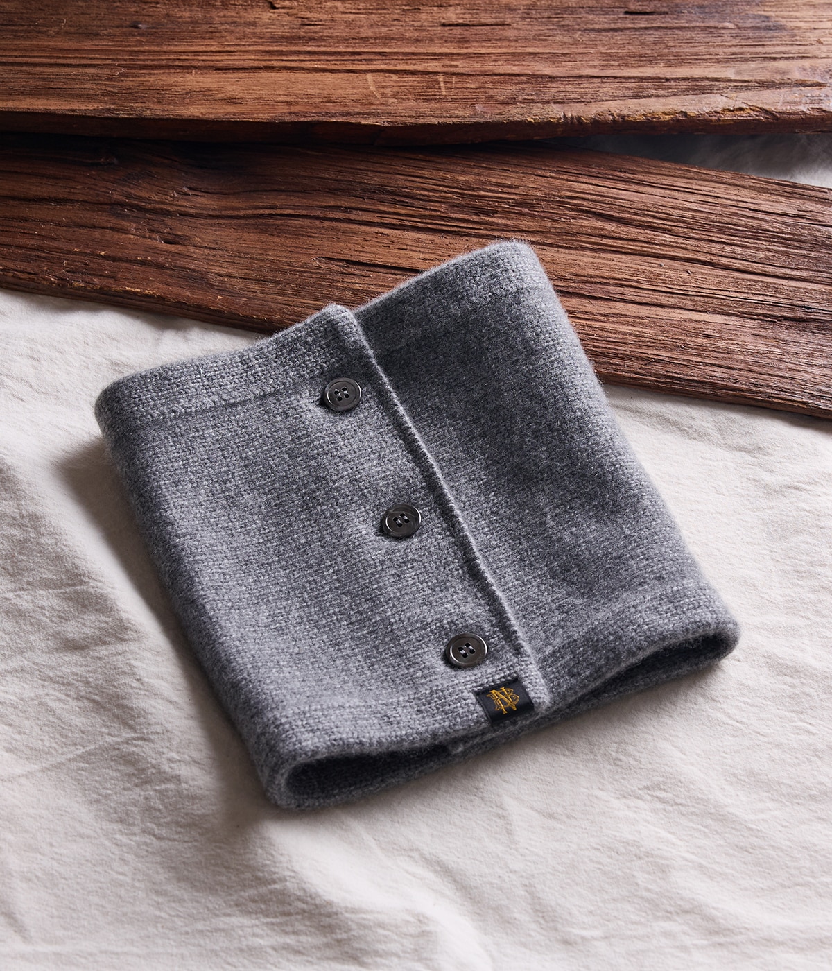 【予約】別注 ヘビーウエイト カシミヤ スヌード