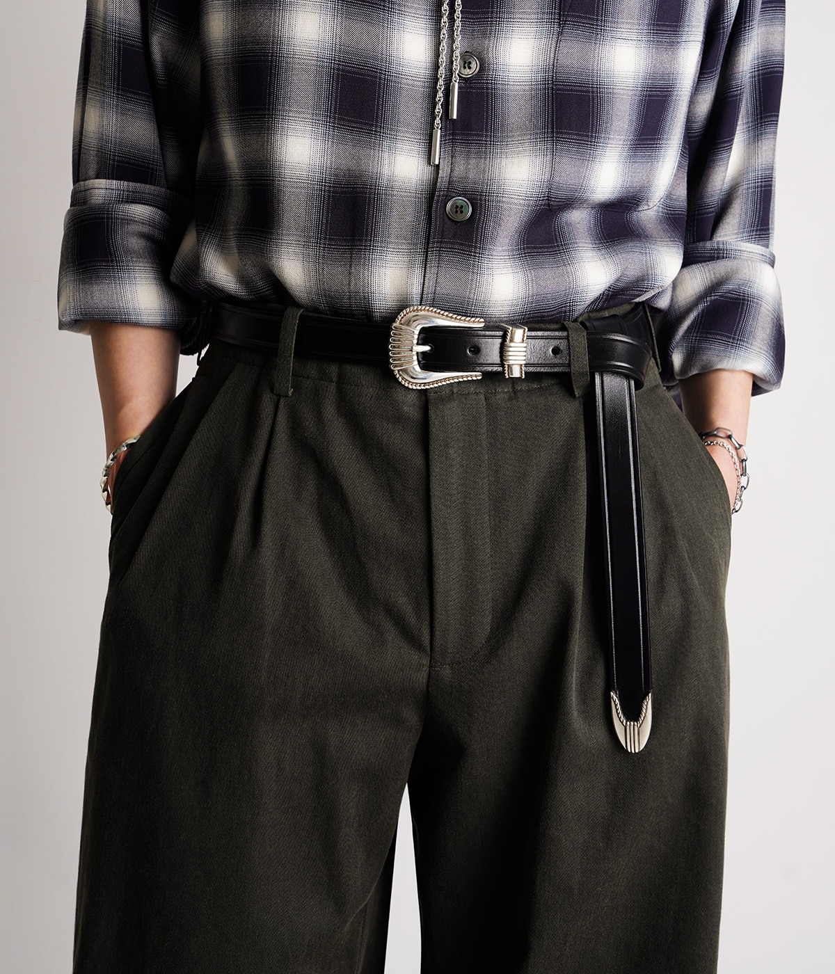 【予約】別注 Long 3piese silver buckle