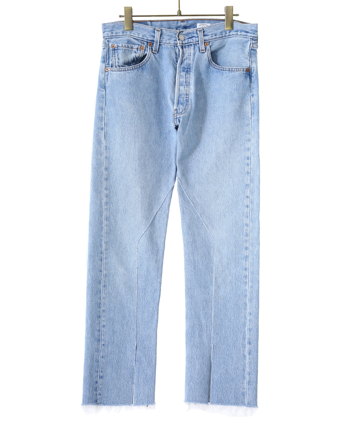 OLD PARK◆ボトム/L/デニム/BLU/無地 OLD PARK &frasl; ALA JEANS size - L (Blue)