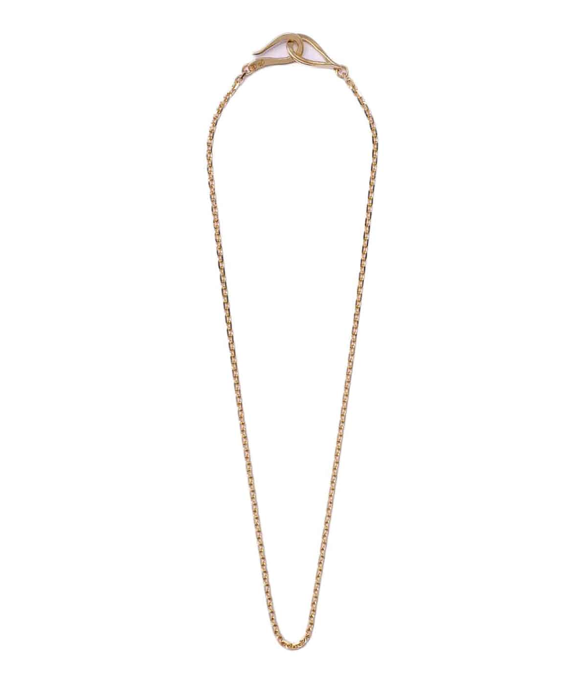 Larry Smith オールドフック 18K GOLD INFFINITY HOOK CABLE CHAIN, MEDIUM, 50cm | LARRY