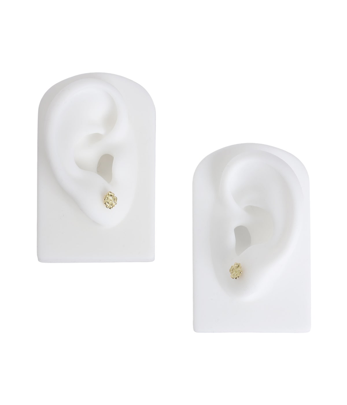 18K GOLD ROSE PIERCED EARRINGS | LARRY SMITH(ラリースミス