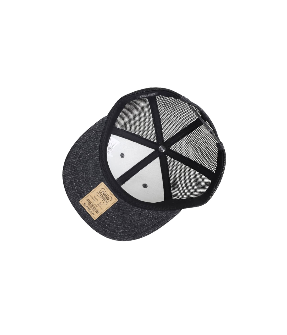 SD Box Logo Patch Denim Mesh Cap | STANDARD CALIFORNIA