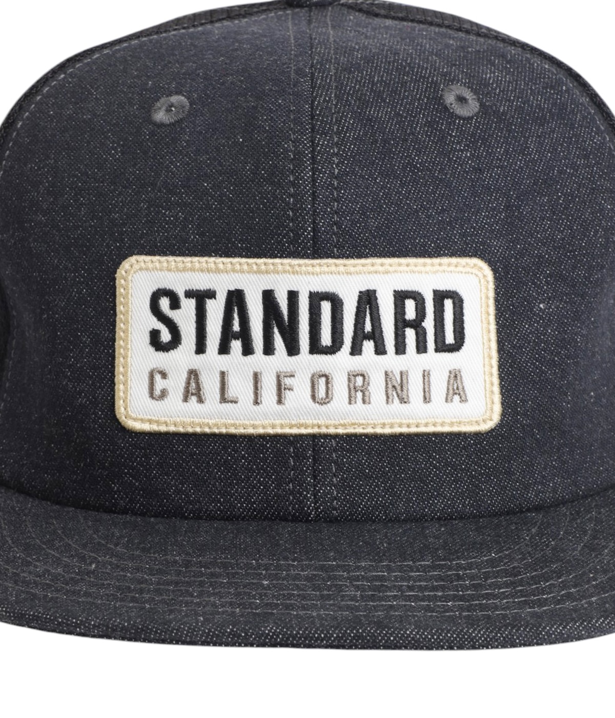 SD Box Logo Patch Denim Mesh Cap | STANDARD CALIFORNIA