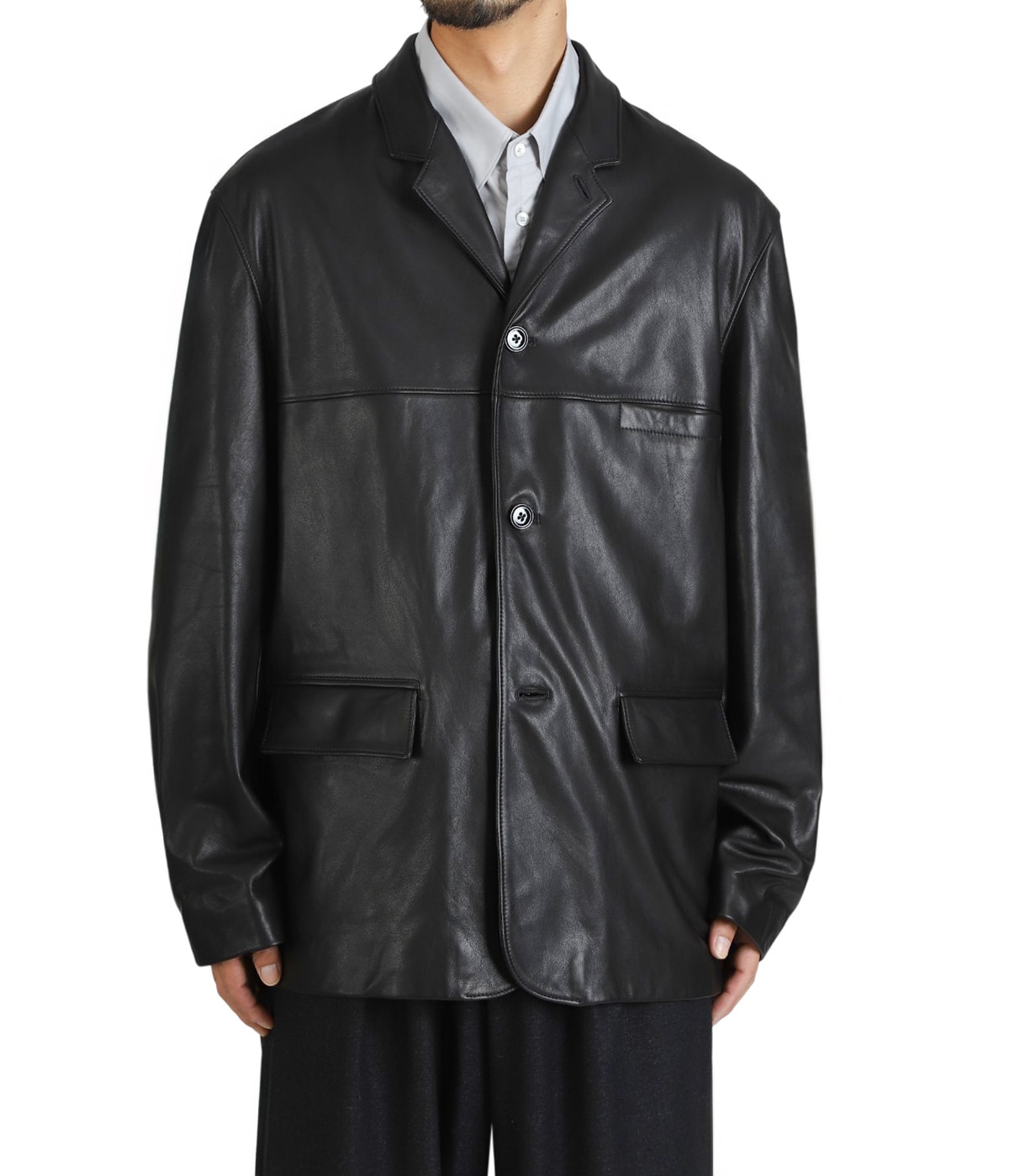 LEATHER SB JACKET | LEMAIRE(ルメール) / アウター レザージャケット