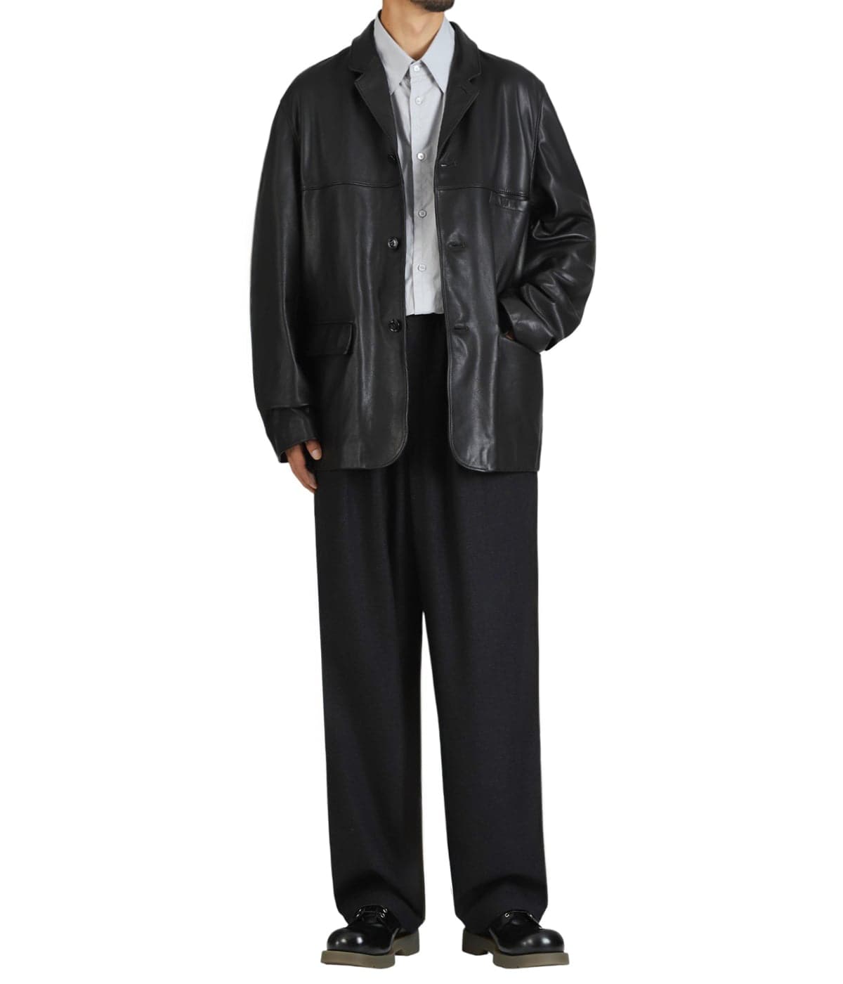 LEATHER SB JACKET | LEMAIRE(ルメール) / アウター レザージャケット