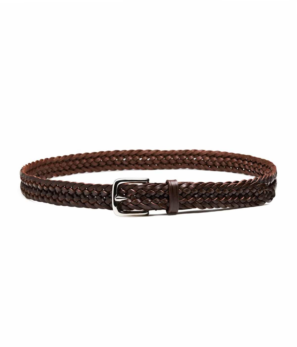RUSSELUNO ブラックベルト ゲームオーバー 25mm INTERLINKED PLAITED BELT | BEORMA LEATHER COMPANY(ベ