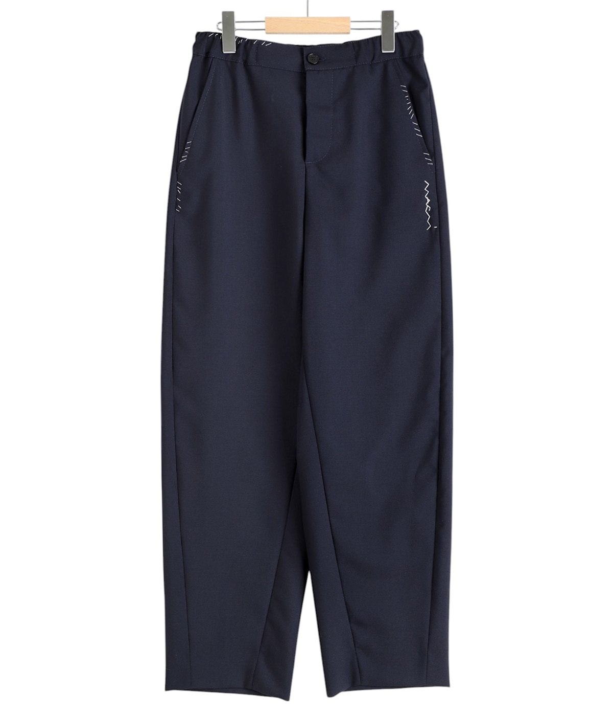 MARNI フレア スラックス 極美品】MARNI ヘリンボーン織柄 フレア ウール スラックス