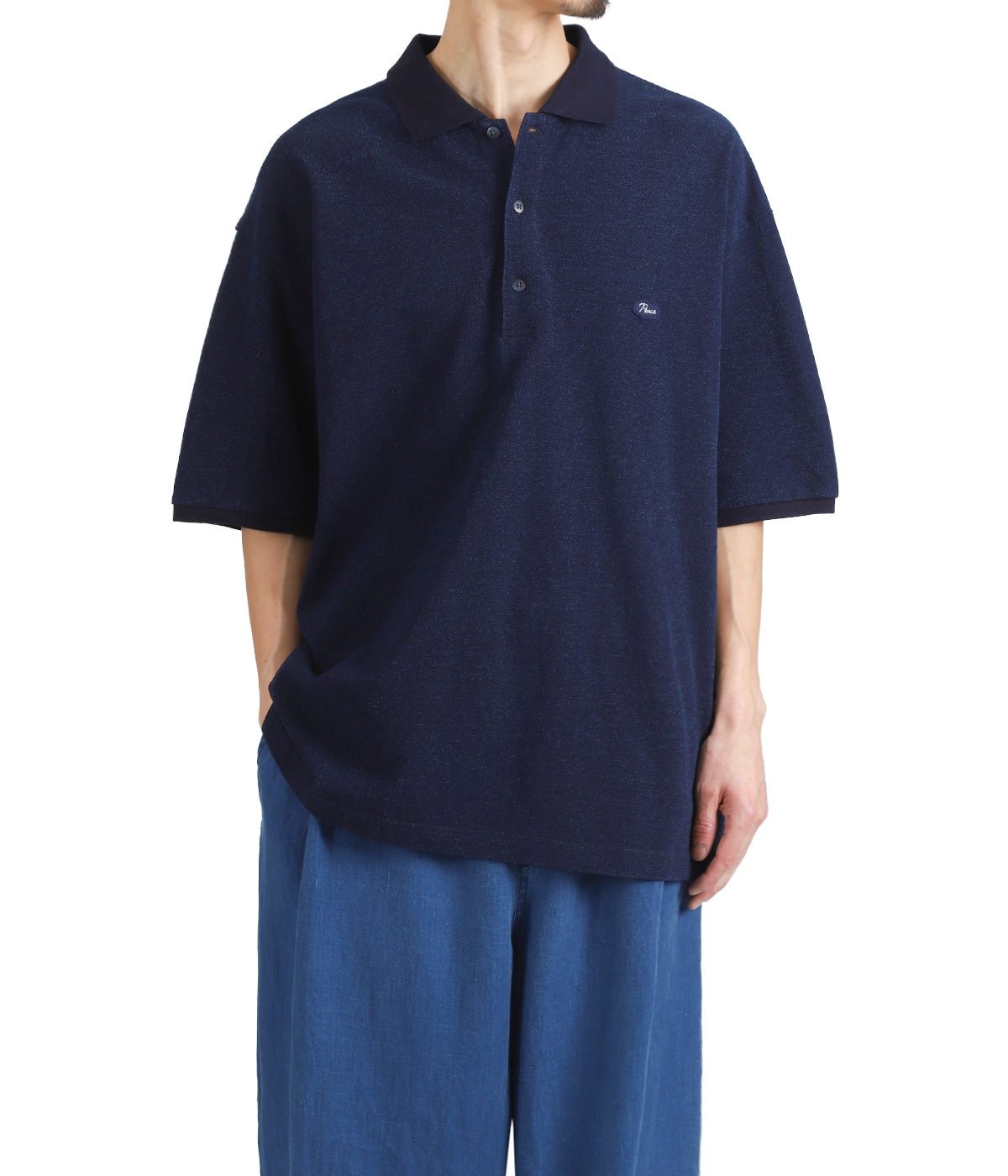 H/W INDIGO POLO SHIRT | PORTER CLASSIC(ポータークラシック