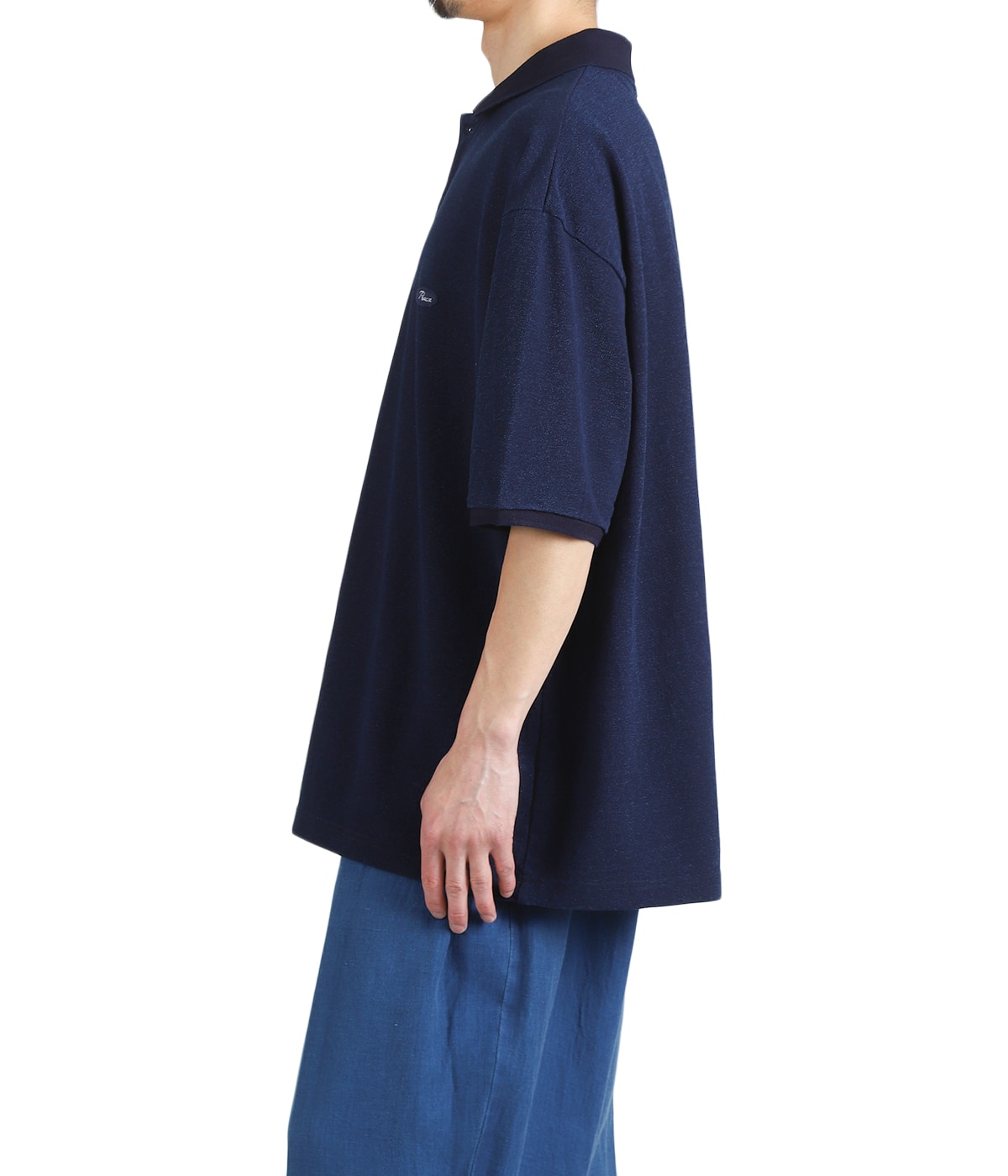 H/W INDIGO POLO SHIRT | PORTER CLASSIC(ポータークラシック