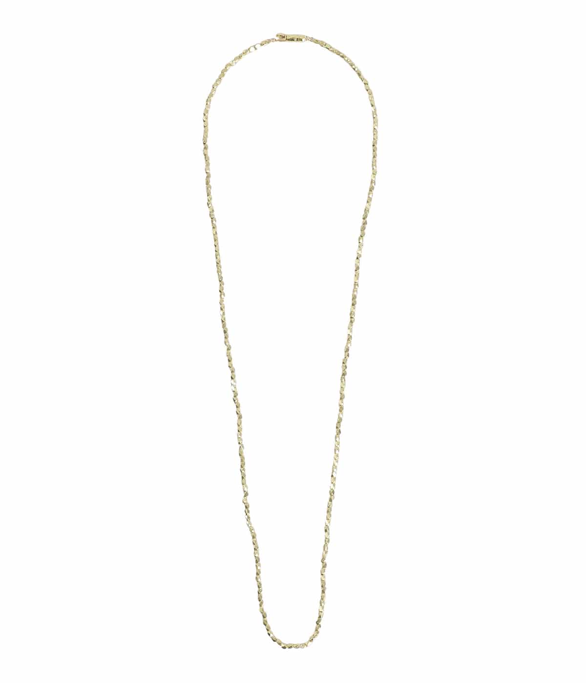 GOLD BEADS NECKLACE 19.5