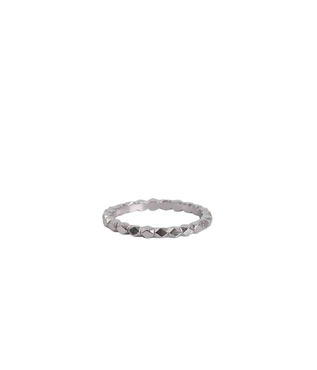 PLATINUM BEADS RING