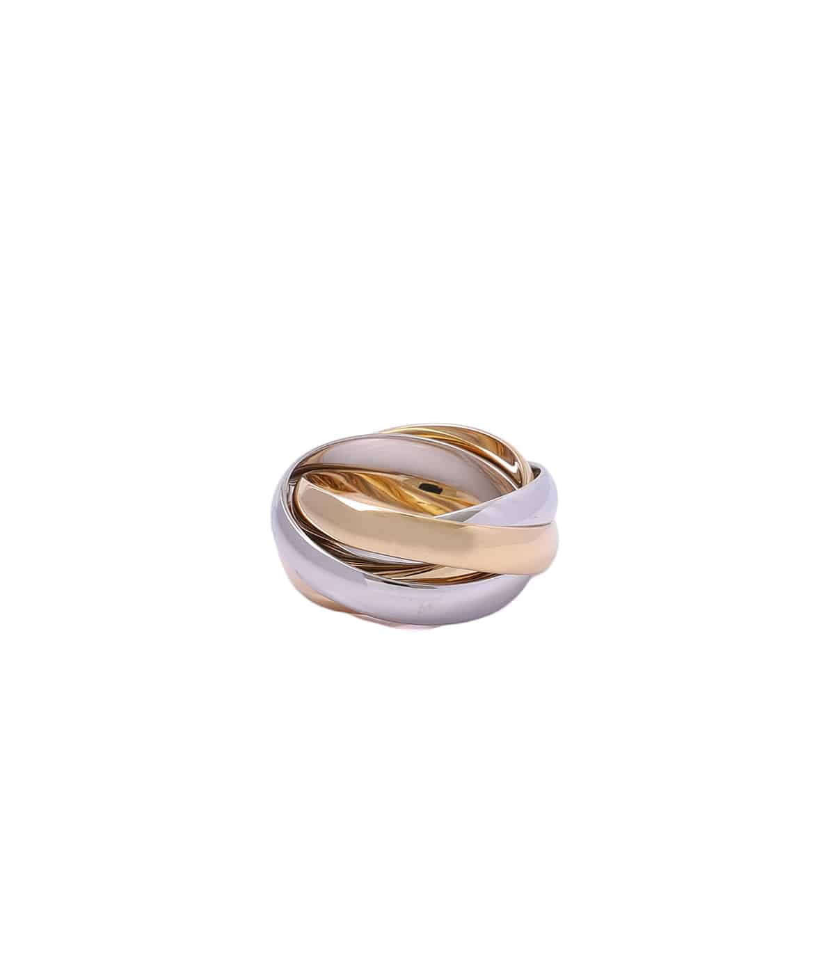 GOLD PLATINUM IV RING