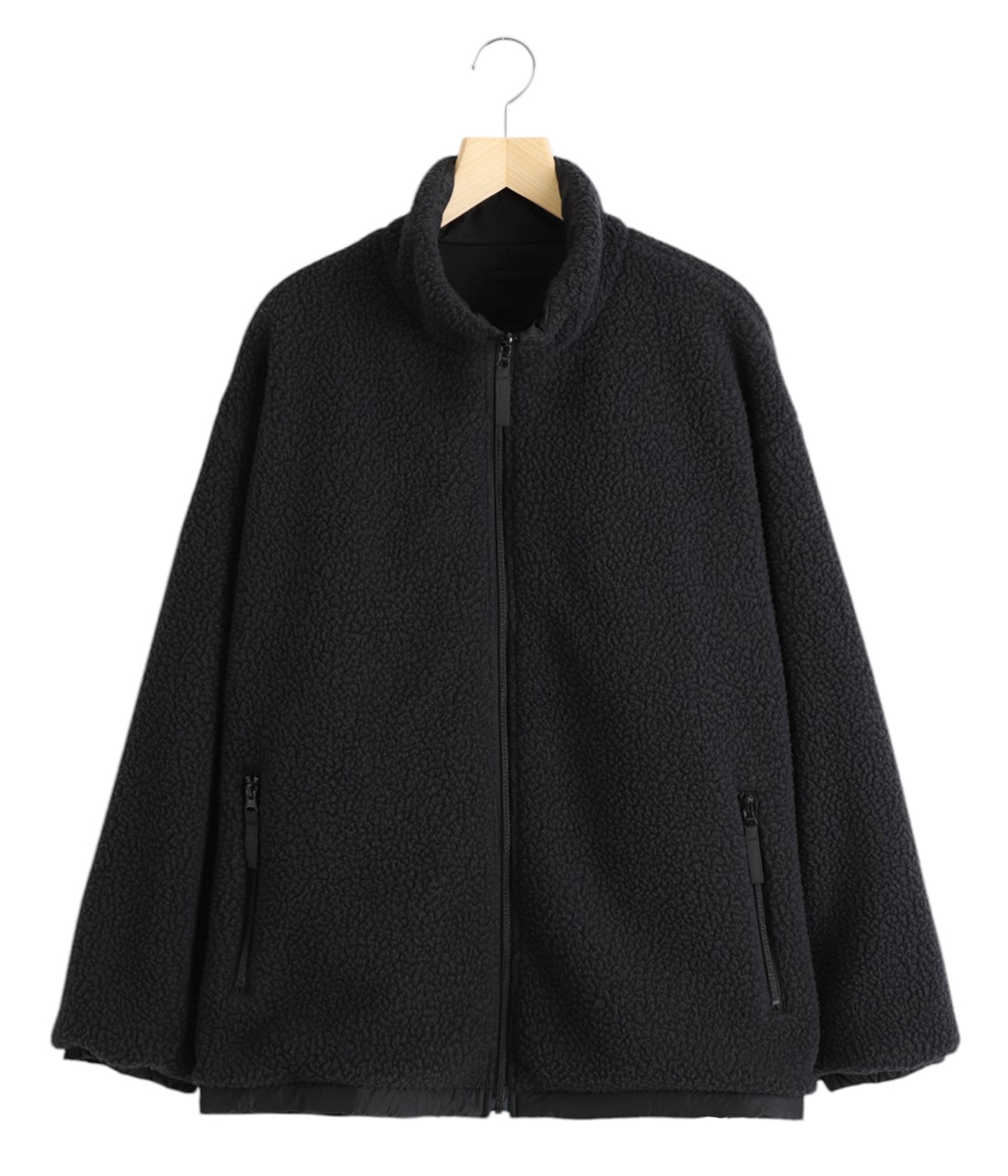 porter classic フリース　ブラック LINER NYLON FLEECE ZIP UP | PORTER CLASSIC(ポーター