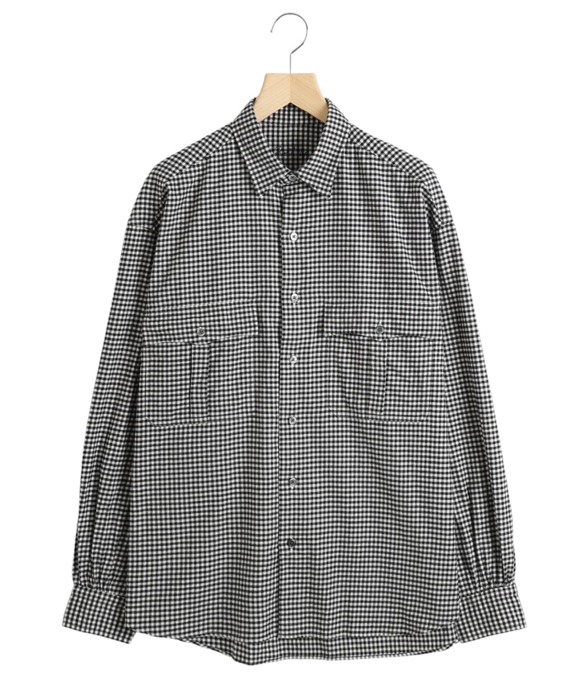 ROLL UP FLANNEL GINGHAM CHECK SHIRT