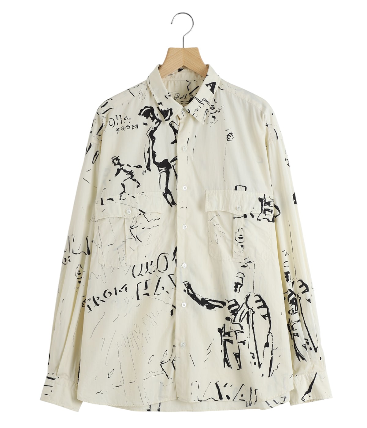 PORTER CLASSIC ハワイ プリント 長袖シャツL ROLL UP HAWAIIAN OUTDOOR SHIRT | PORTER CLASSIC(ポータークラシック