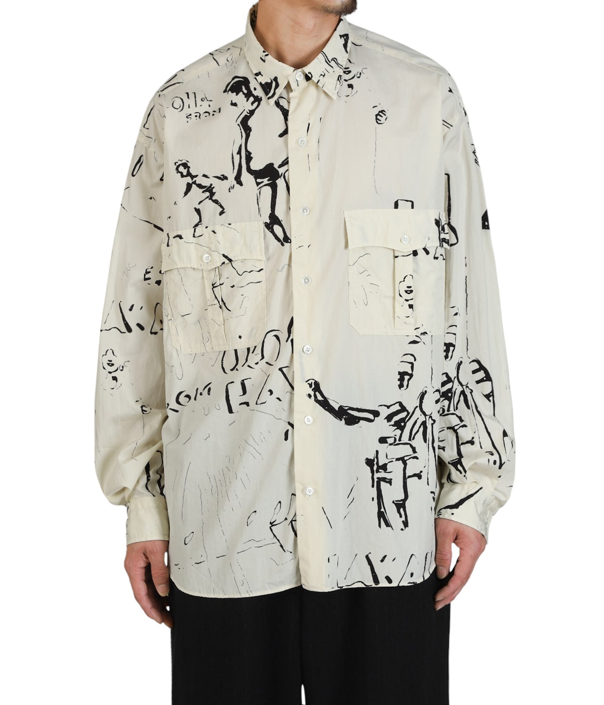 PORTER CLASSIC ハワイ プリント 長袖シャツL ROLL UP HAWAIIAN OUTDOOR SHIRT | PORTER CLASSIC(ポーター