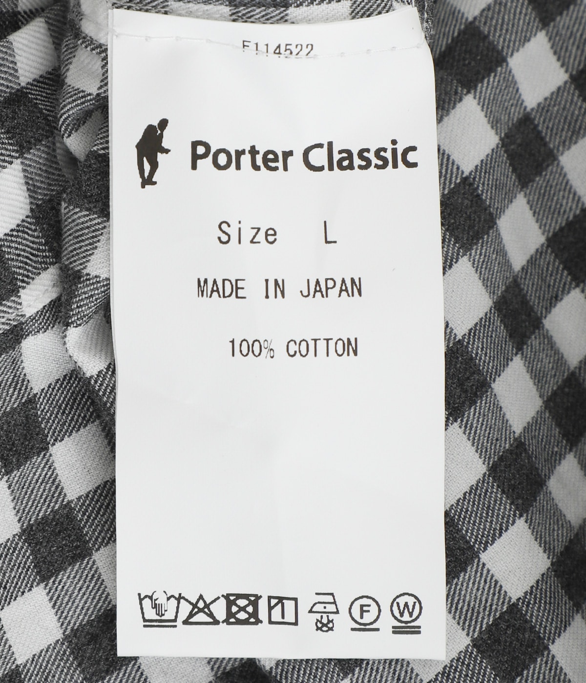 ROLL UP HEATHER GINGHAM CHECK SHIRT (GIZA 120/2) | PORTER CLASSIC