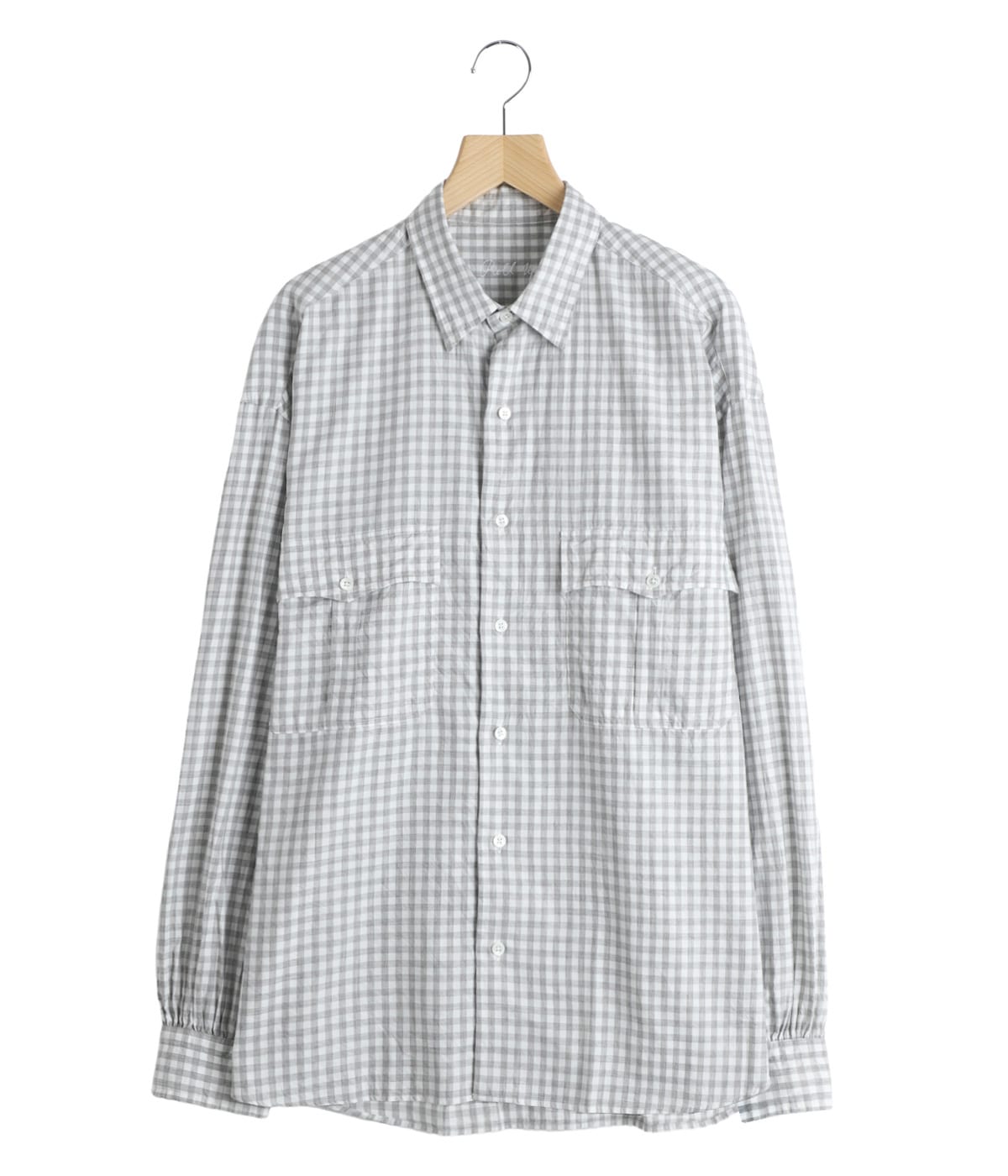 ROLL UP HEATHER GINGHAM CHECK SHIRT (GIZA 120/2) | PORTER CLASSIC