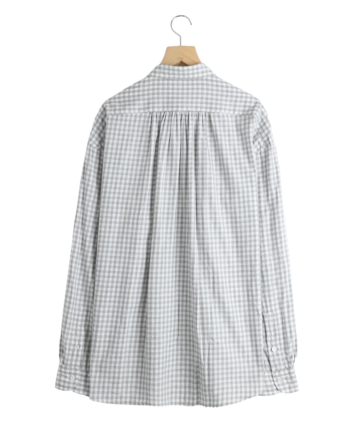 ROLL UP HEATHER GINGHAM CHECK SHIRT (GIZA 120/2) | PORTER CLASSIC