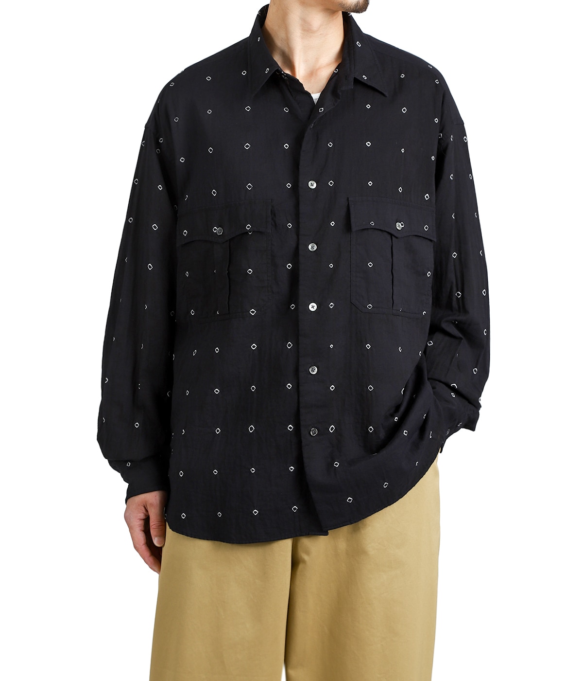 ROLL UP BLACK MOON SHIRT (エクスクルーシブモデル) | PORTER CLASSIC ROLL UP BLACK MOON SHIRT (エクスクルーシブモデル) | PORTER CLASSIC