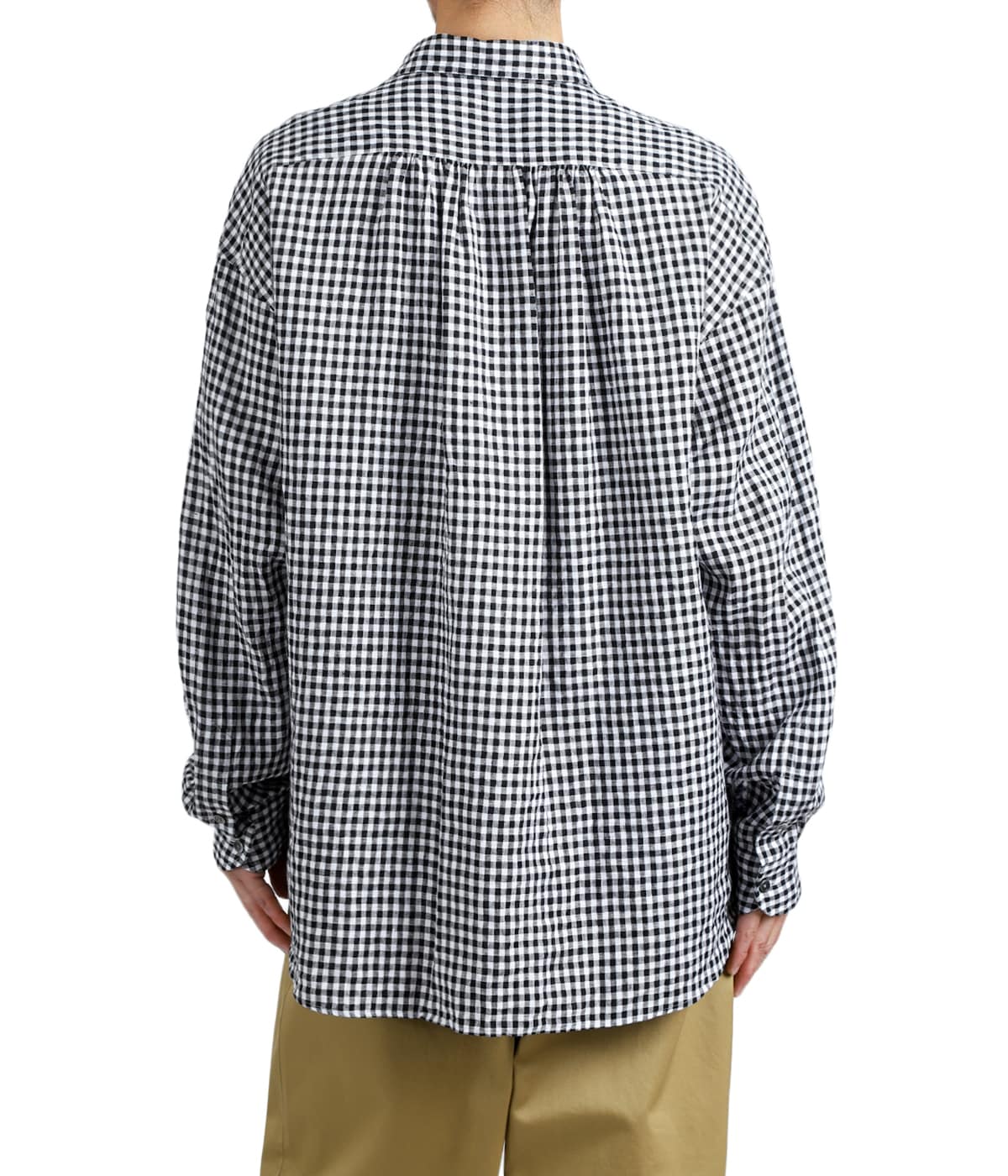 ROLL UP LINEN GINGHAM CHECK SHIRT | PORTER CLASSIC(ポーター