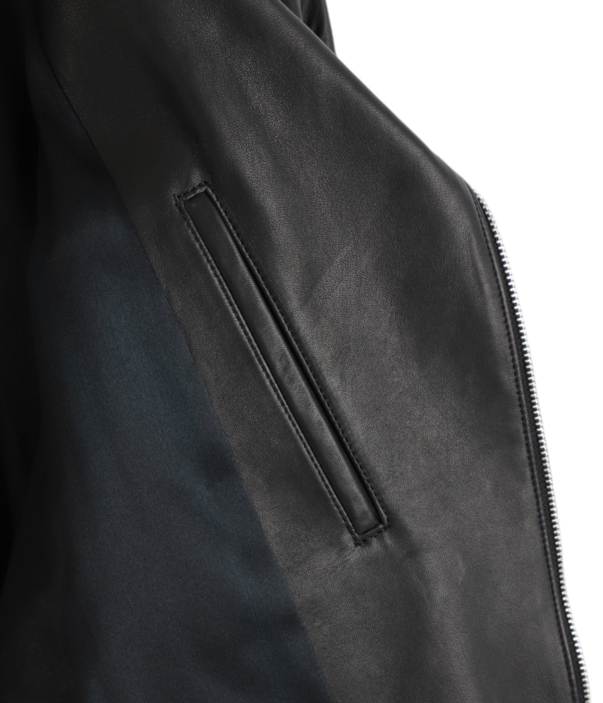 LEATHER RIDERS JACKETⅡ W/LOVE & PEACE SILVER (ENTREFINO