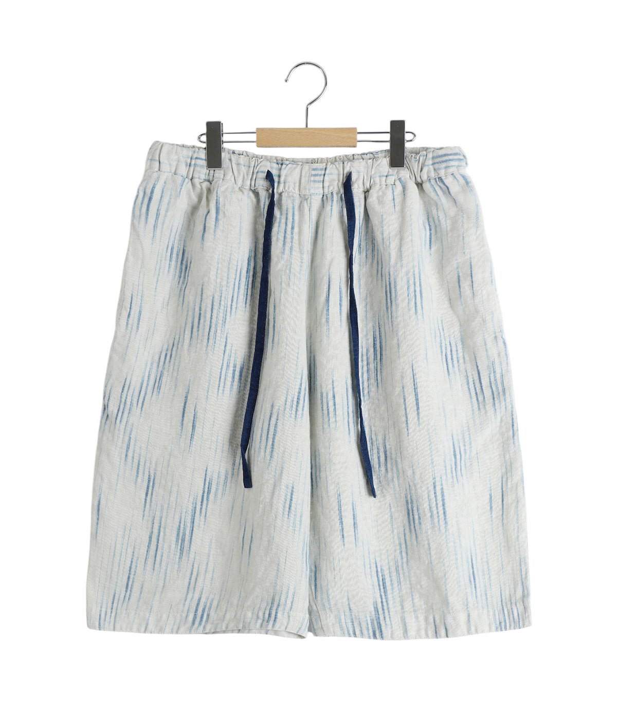 OLD FRANCE INDIGO PRINT SHORTS