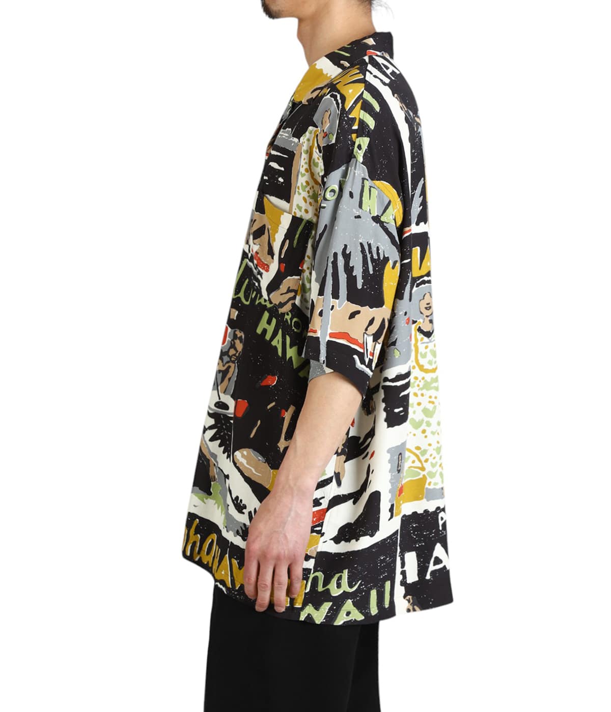model(175cm / 60kg)B85 W75 H92 着用サイズ：L