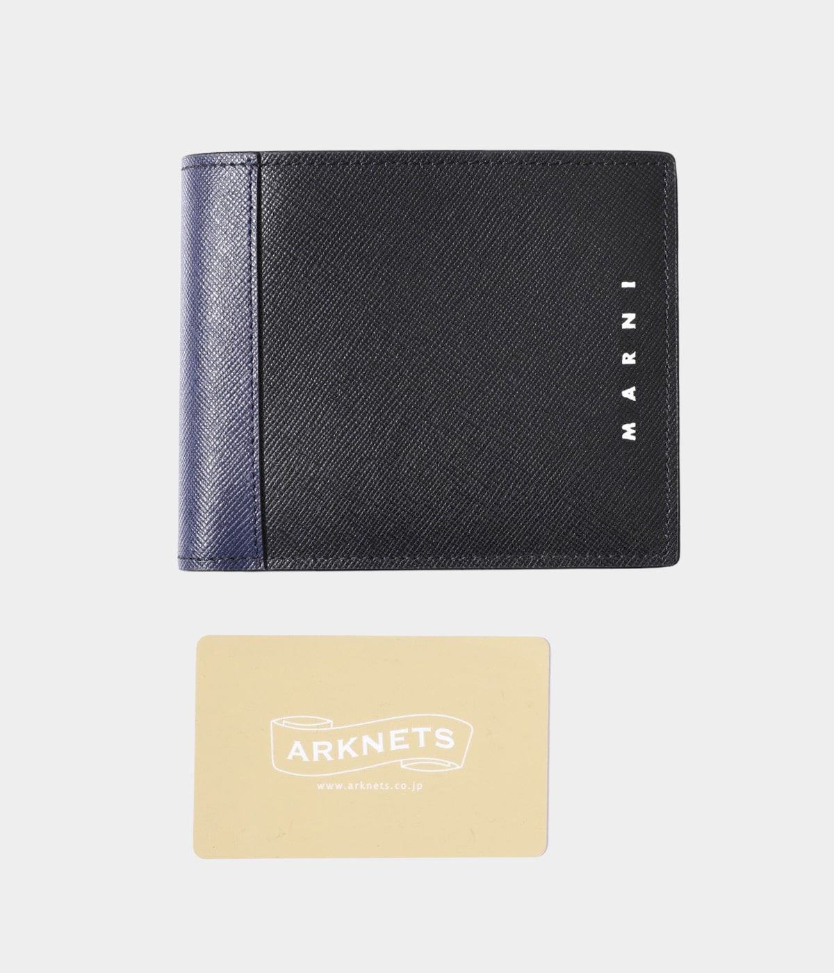国内発送☆MARNI☆WALLET/BLACK MARNI/マルニ】COMPACT ZIP WALLET（財布・コインケース