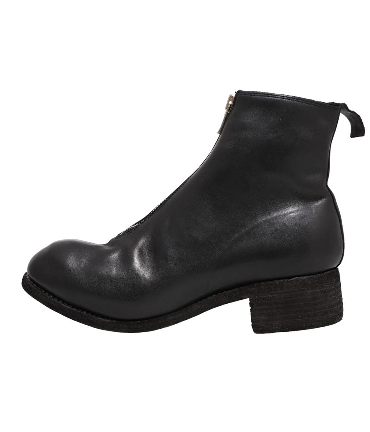 PL1 FRONT ZIP BOOTS HORSE FULL GRAIN | GUIDI(グイディ