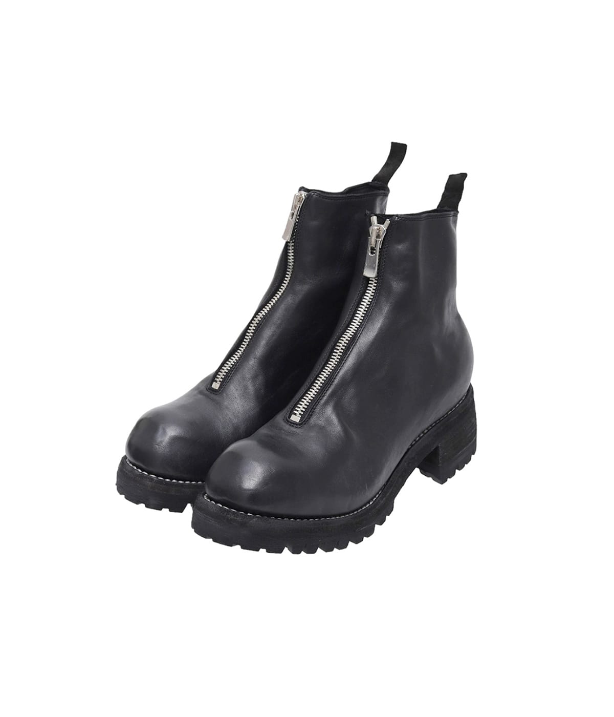 PL1V FRONT ZIP BOOTS HORSE FULL GRAIN | GUIDI(グイディ