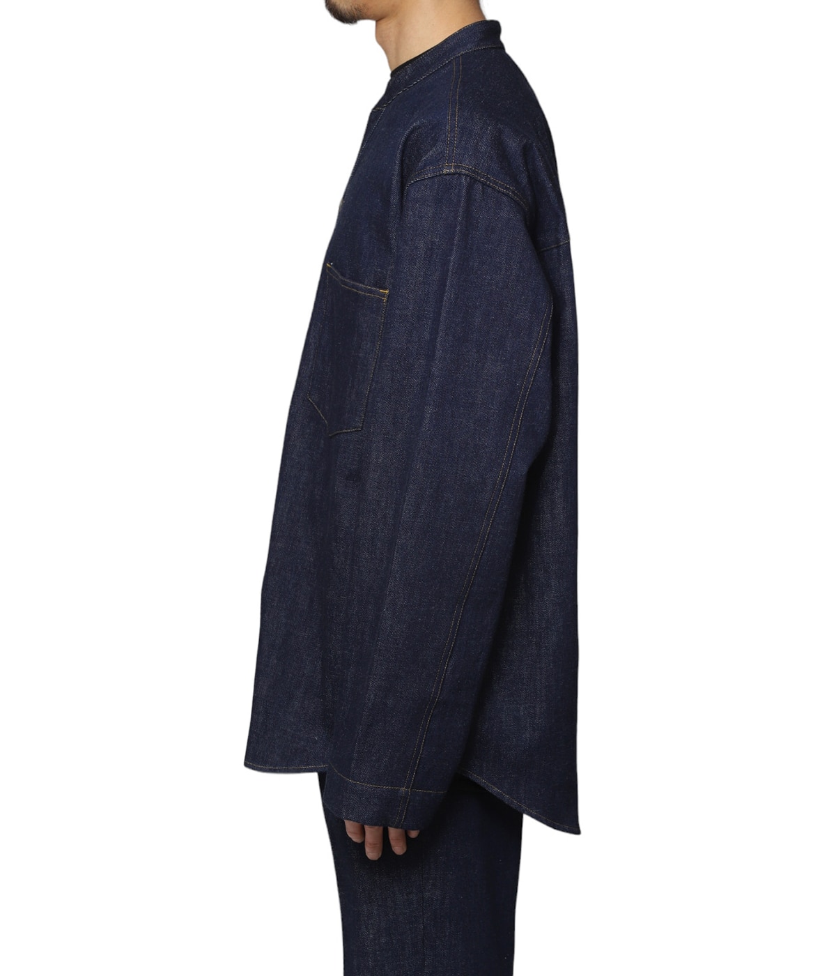 Denim Stand Collar Shirt Jacket | PORT BY ARK(ポートバイ