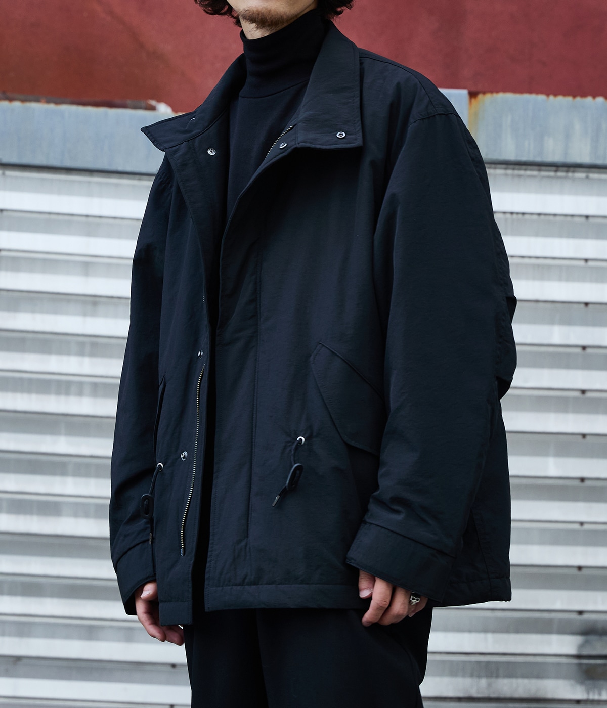 model（173cm） 着用サイズ：2