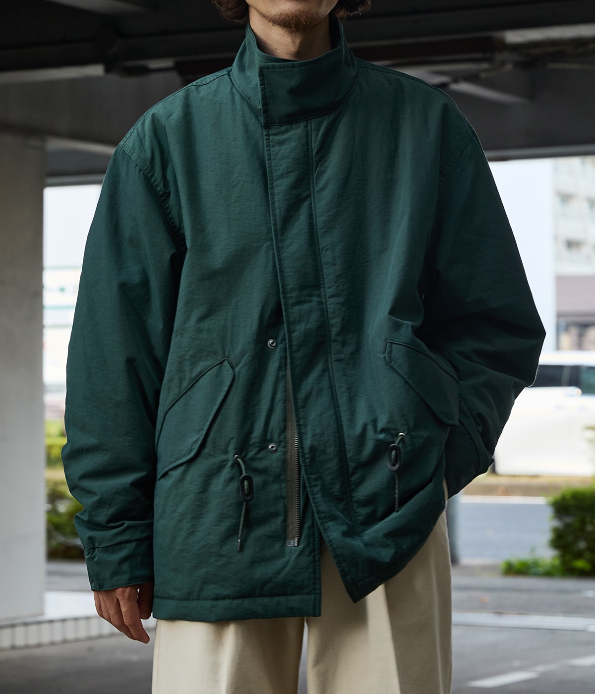 model（173cm） 着用サイズ：2