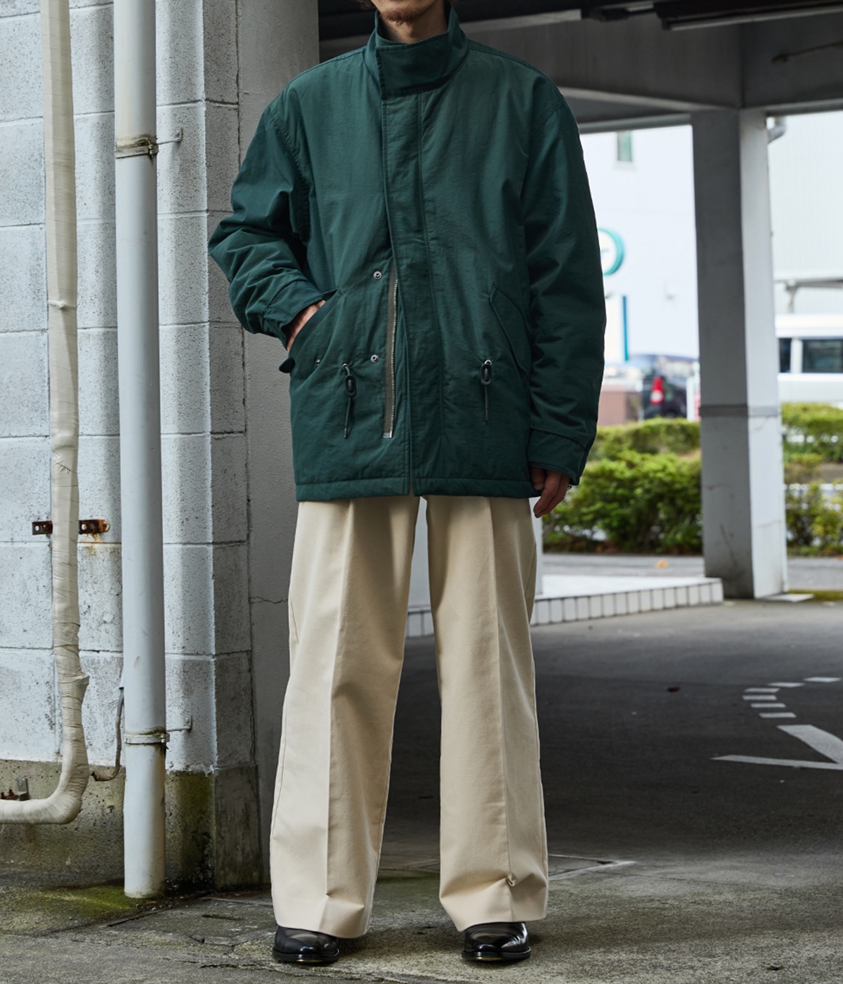 model（173cm） 着用サイズ：2