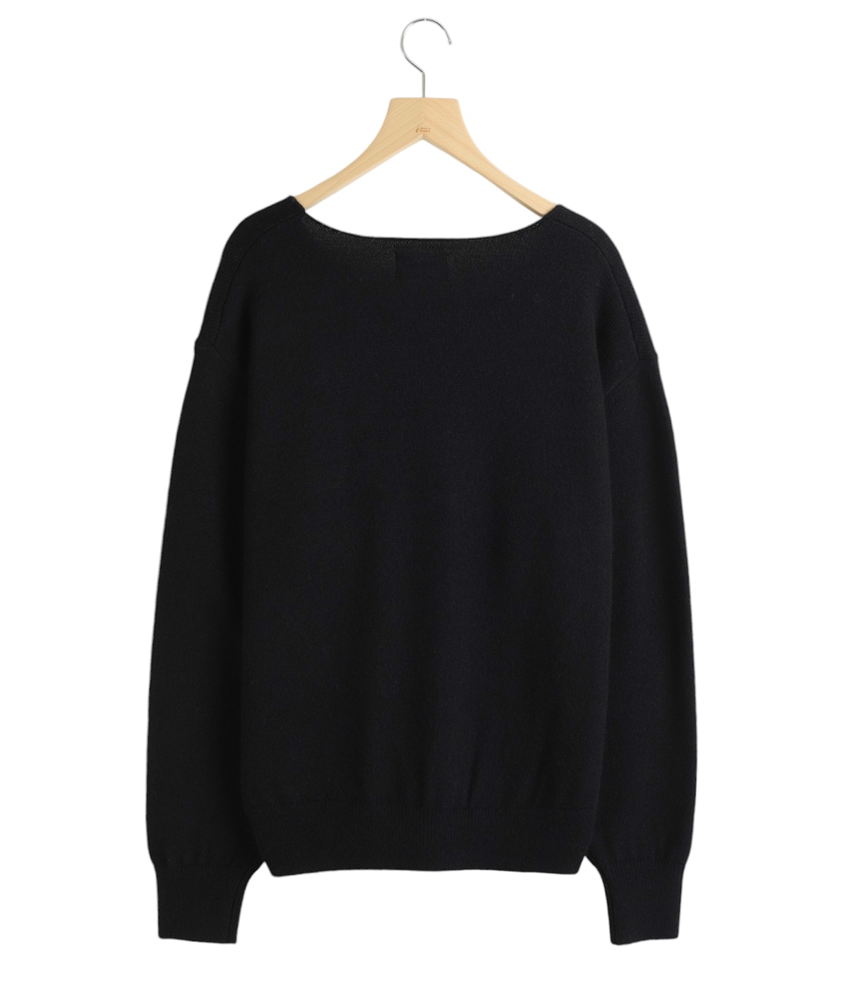 PORT BY ARK ブラックジップアップセーター V Neck Knit | PORT BY ARK(ポートバイアーク) / トップス