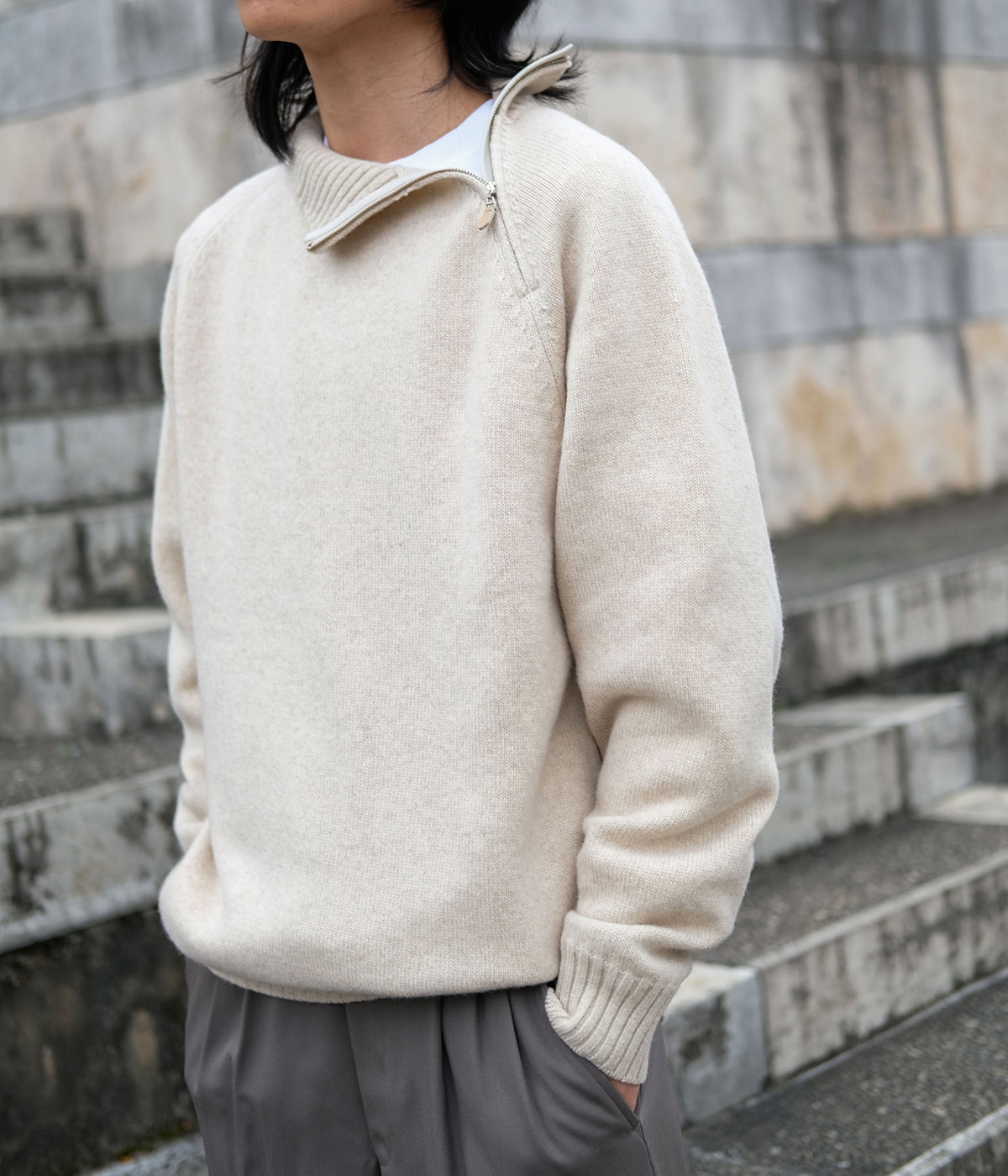 model（181cm）着用サイズ：2